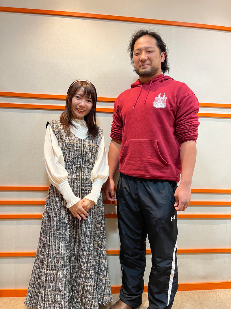 お知らせ　12.31 FM Fuji やまなしスポーツ2022に出演します